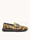 Leder Damen Loafers in Braun Farbe