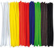 Set 100 Pieces 3 Mm Diameter Plush Wire 15 Cm Length Basic Colors