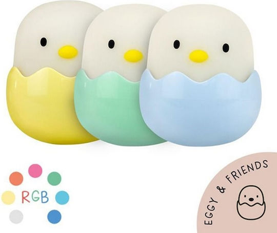 Mega Light Eggy & Friends Бебешки Нощни Светлини Електрически