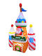 Decor Castel Gonflabil Moș Crăciun cu Iluminare 2.4m 0012481
