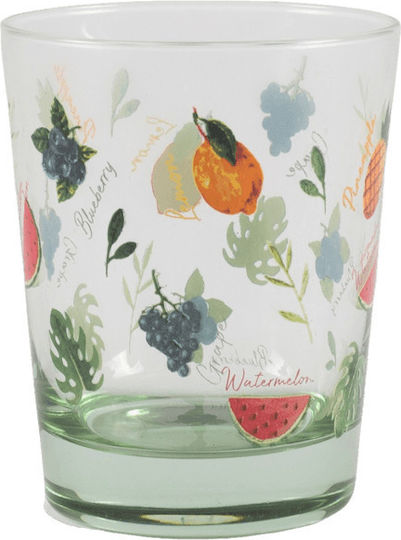 Marva Set Wasserbrillen Glas Grün 275ml 4 Stück