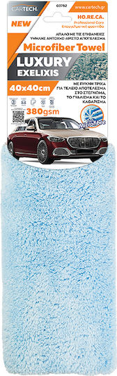 Cartech Cloth Microfiber Cleaning for Body Car 380gsm Light Blue 40x40cm