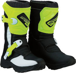 Moose Racing Leather Kids Boots Black Moose Racing Leather Kids Boots Black