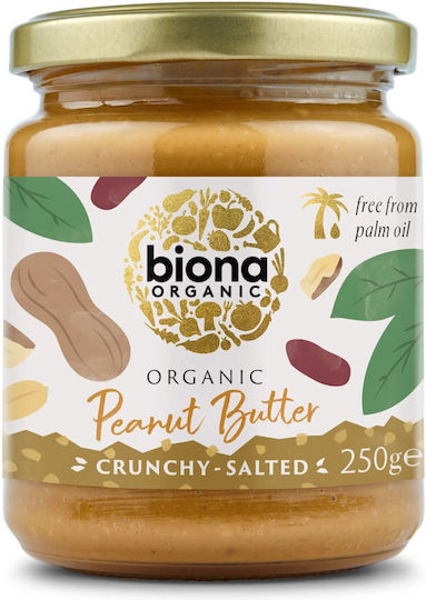 Biona Organic Product Peanut Butter Crunchy with Extra Protein 250gr