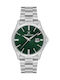 Men's Battery Watch With Silver Steel Bracelet
