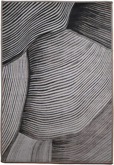 Sidirela No26 Covor Rectangular Grey-Black
