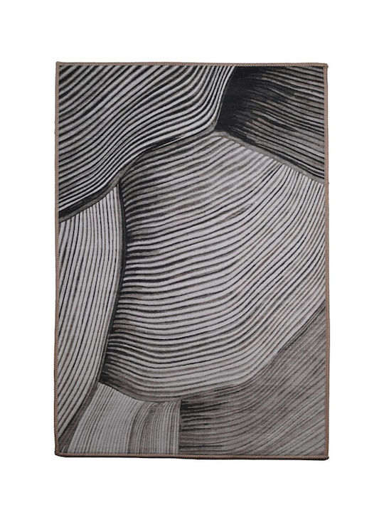 Sidirela No26 Rug Rectangular Grey-Black