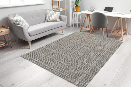 Nikotex Carpets Non-Slip Living Room Rug Warren Grey-Cream 133x190