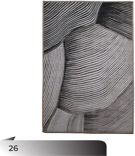 Sidirela No26 Rug Rectangular Grey-Black