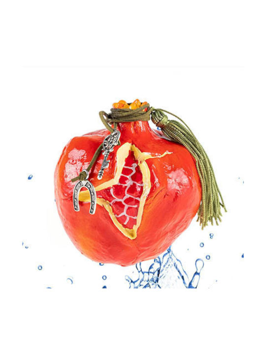 Souvenir Papoulia Glücksbringer Startseite Rot aus Kunststoff 9x10cm 1Stück