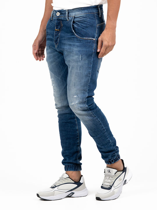 Pantaloni Jeans pentru Bărbați Albastru