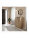 Wooden Shoe Organizer Wardrobe Souken Beige L60xD40xH80cm