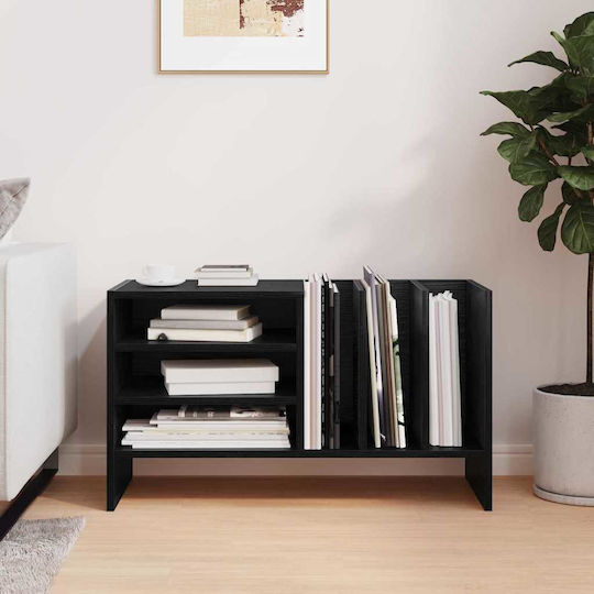Living Room Cabinet Made of Particle Board Black Oak 78.5x35x45cm
