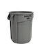 Κάδος 37,9 Λίτρων Κυλινδρικός Ενισχυμένος Brute Rubbermaid Γκρίζος 17214 37.9 Λίτρα