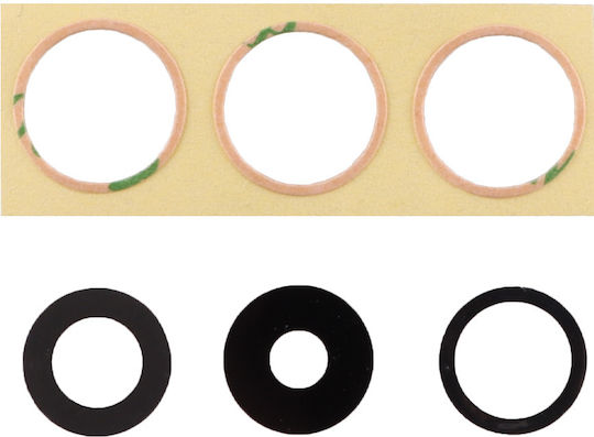 Iphone 15 Pro Camera Lens Set 3 Pcs + 3m Sticker Black