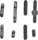Iphone 15 Pro/15 Pro Max Side Keys On Off 4 Τεμ Titanium Blue 3p