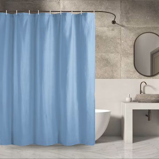 Duschvorhang Stoff Sky Blue
