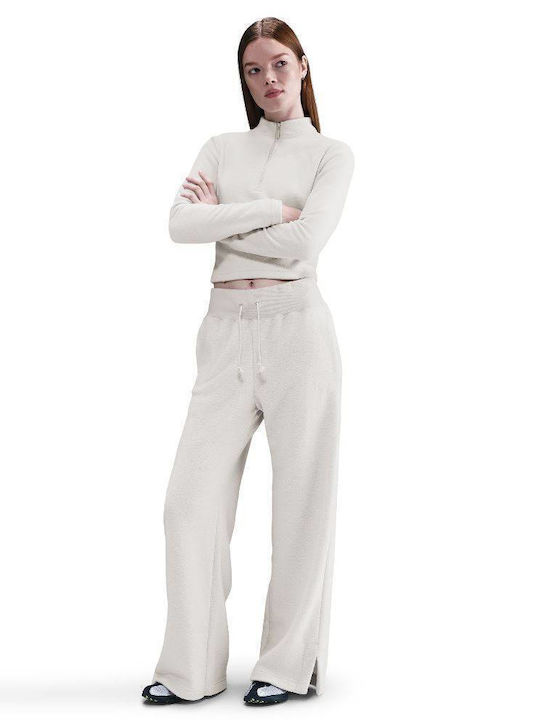 Nike Παντελόνι Φόρμας Καμπάνα Fleece Light Bone