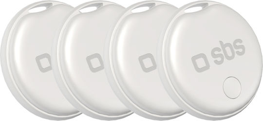 SBS Track My Circle Apple Find My White 4pcs