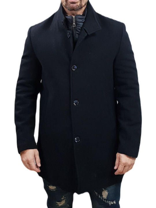 Herren Mantel Navy, Indigo