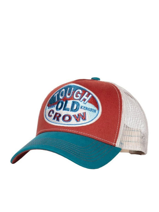 King Kerosin Tough Old Crow Cap Rot und Blau
