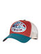 King Kerosin Tough Old Crow Cap Rot und Blau