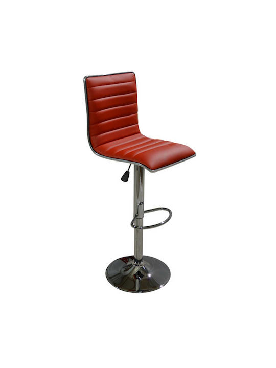 Stool Bar Nexus with Adjustable Height Red 2pcs 40x47.5x115cm