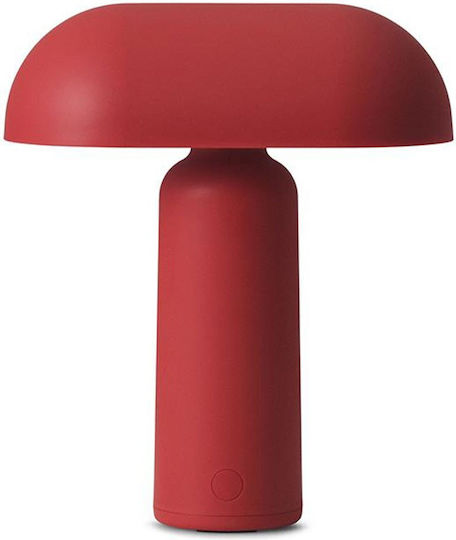Normann Copenhagen Lampă de masă LED cu Abajur Roșu și Bază