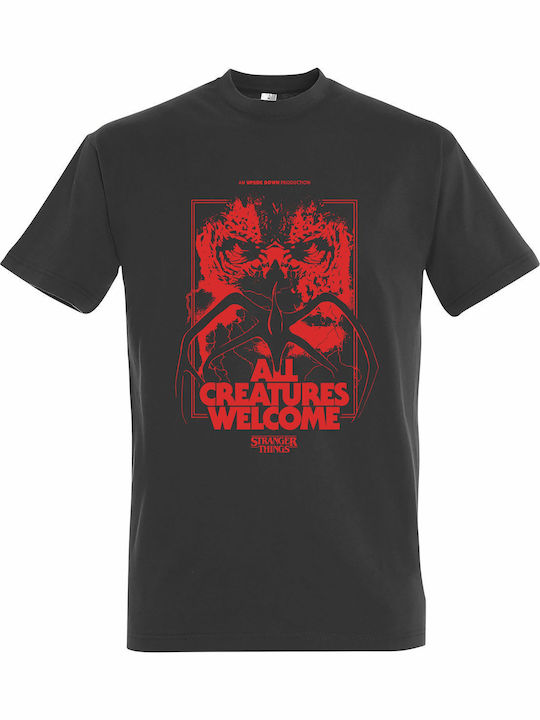 Unisex T-shirt Stranger Things Vecna All Creatu...