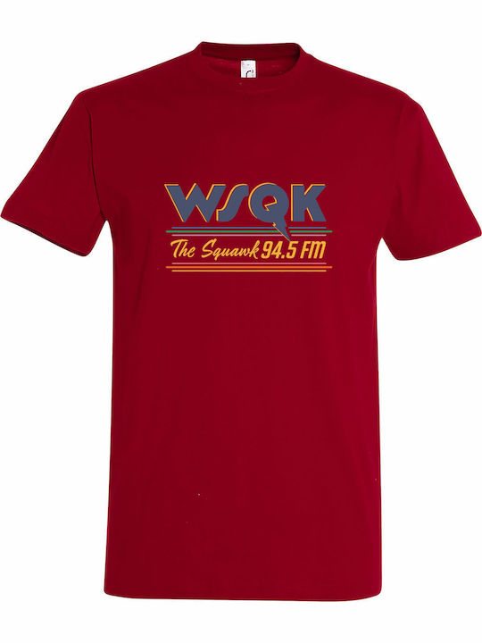 Unisex T-shirt Stranger Things Wsqk Squawk 94.5...