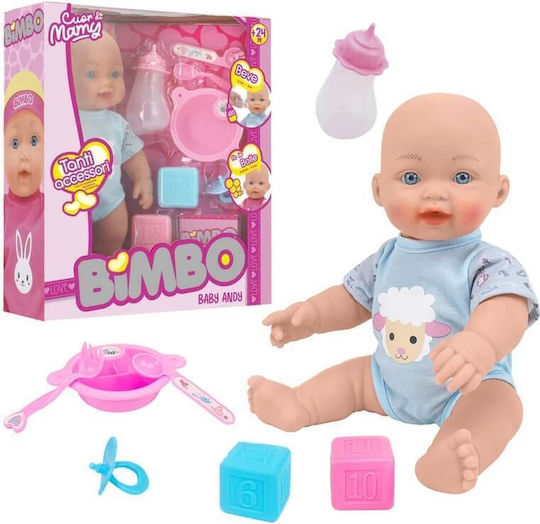 Globo Globo Babypuppen Set Mit Blauem Baby-Puppen 30 cm