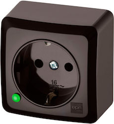 Elektro-plast Berg Single Socket Schuko N T 2p+...