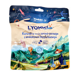 Lyommy Freeze-dried Food Chicken In Cheese Leek Sauce Gluten-free Pasta 350 G
