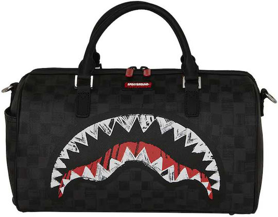 Sprayground Duffle Geantă de voiaj Negru Textil L32xW15xH24cm