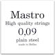 Mastro Μονή Steel Χορδή 9" για Μπουζούκι / Τζουράς Plain Loop End
