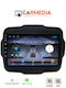 Carmedia Car Audio System for Jeep Renegade 2014 with Touch Screen 9" Bluetooth USB Wi-Fi GPS Apple CarPlay Android Auto
