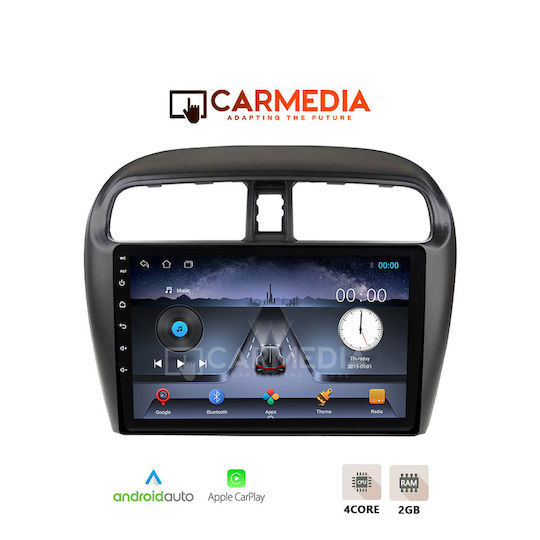 Carmedia Автомобилна Аудио Система За Mitsubishi Space Star 2020 Bluetooth USB WiFi GPS Apple CarPlay Android Auto С Touch Screen 9"