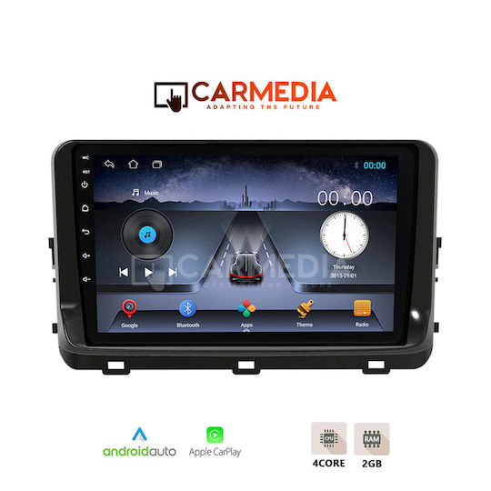 Carmedia Ηχοσύστημα Αυτοκινήτου για Kia Ceed / XCeed 2018 (Bluetooth/USB/WiFi/GPS/Apple-Carplay/Android-Auto) με Οθόνη Αφής 10"