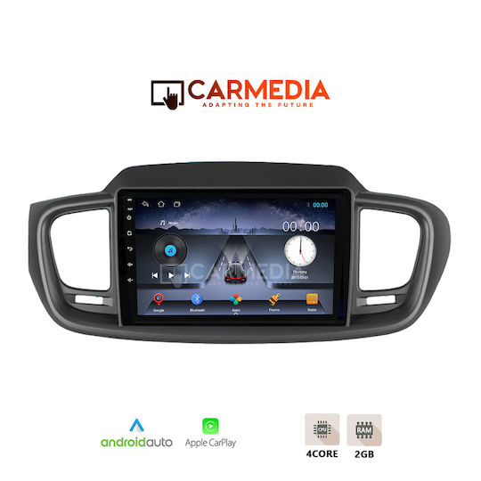 Carmedia Car Audio System for Kia Sorento 2013 (Bluetooth/USB/WiFi/GPS/Apple-Carplay/Android-Auto) with Touch Screen 9"