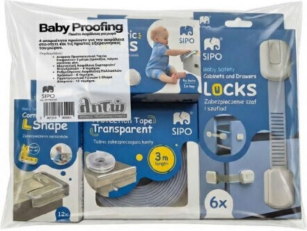 Sipo Γωνία Προστασίας με Μαγνήτη από Σιλικόνη 12τμχ