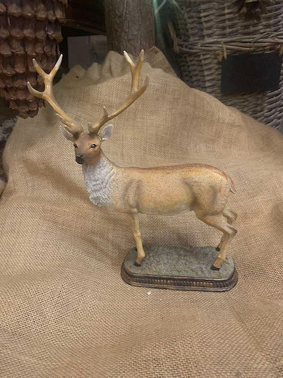 Weihnachtsfigur Keramik Stehende Dekorative Rentier 20 0x6 50x Höhe 25,5cm