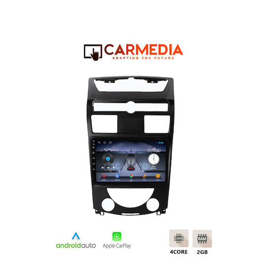 Carmedia Ηχοσύστημα Αυτοκινήτου για Ssangyong Rexton 2006-2015 (Bluetooth/USB/WiFi/GPS/Apple-Carplay/Android-Auto) με Οθόνη Αφής 10"