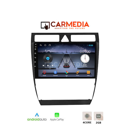 Carmedia Ηχοσύστημα Αυτοκινήτου για Audi A6 1998-2005 (Bluetooth/USB/WiFi/GPS/Apple-Carplay/Android-Auto) με Οθόνη Αφής 9"