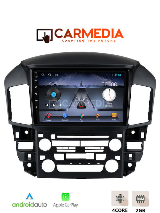 Carmedia Car Audio System for Lexus RX300 1998-2003 (Bluetooth/USB/WiFi/GPS/Apple-Carplay/Android-Auto) with Touch Screen 9"