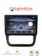 Carmedia Car Audio System for Volkswagen Jetta 2004-2015 (Bluetooth/USB/WiFi/GPS/Apple-Carplay/Android-Auto) with Touch Screen 10"