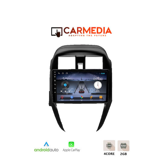 Carmedia Ηχοσύστημα Αυτοκινήτου για Nissan Almera / Sunny 2015-2016 (Bluetooth/USB/WiFi/GPS/Apple-Carplay/Android-Auto) με Οθόνη Αφής 10"
