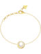 Guess Women's Steel Gold Plated Bracelet with Zircon 21cm