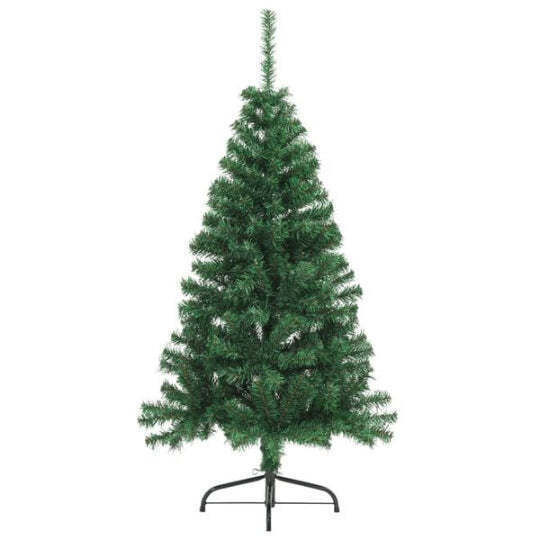 Copac Artificial De Crăciun Jumătate Bază Verde 115 Cm