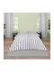 Dimcol Sheet Sets Single 160x240cm. Navy Navy 3pcs
