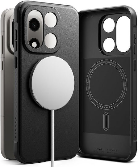 Ringke Magnetic Umschlag Rückseite Silikon / Kunststoff 1.2mm Schwarz (OnePlus 15)